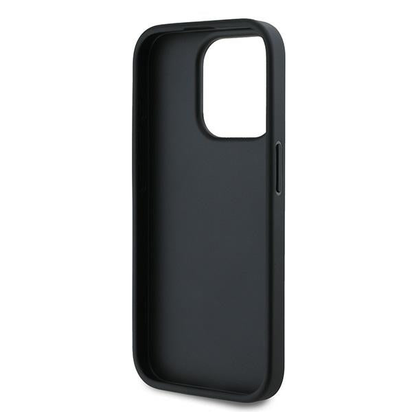 Karl Lagerfeld “Quilted Metal Signature Logo Collection” Case Θήκη προστασίας από δερματίνη – iPhone 15 Pro Max (Μαύρο – KLHCP15XPQDSMGK)