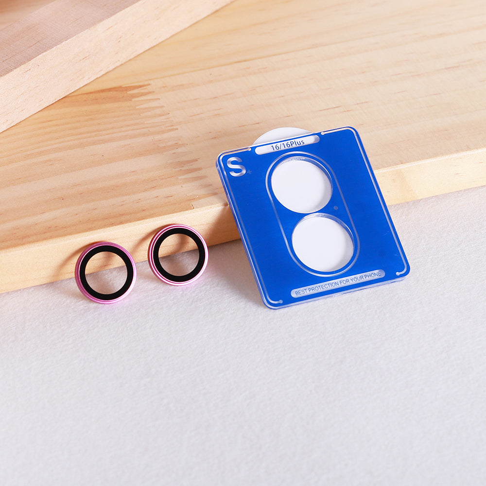 Lito - S+ Camera Glass Protector - iPhone 16 / iPhone 16 Plus - Pink