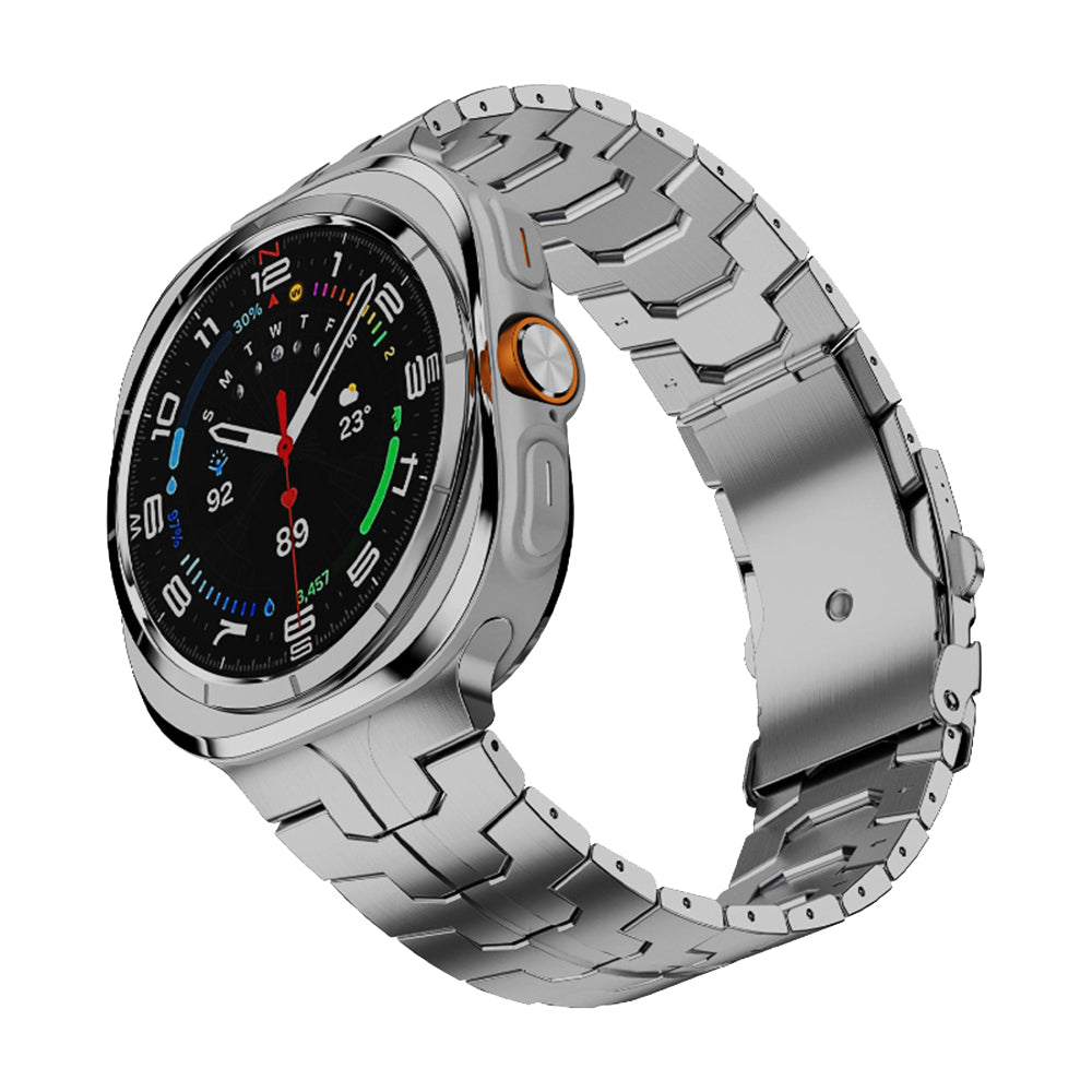 Techsuit - Watchband (W063) - Samsung Galaxy Watch UltraÂ 47mm / Watch Ultra 2 - Silvery