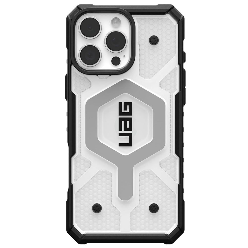 UAG - Pathfinder Clear MagSafe - iPhone 16 Pro - Ice / Silver