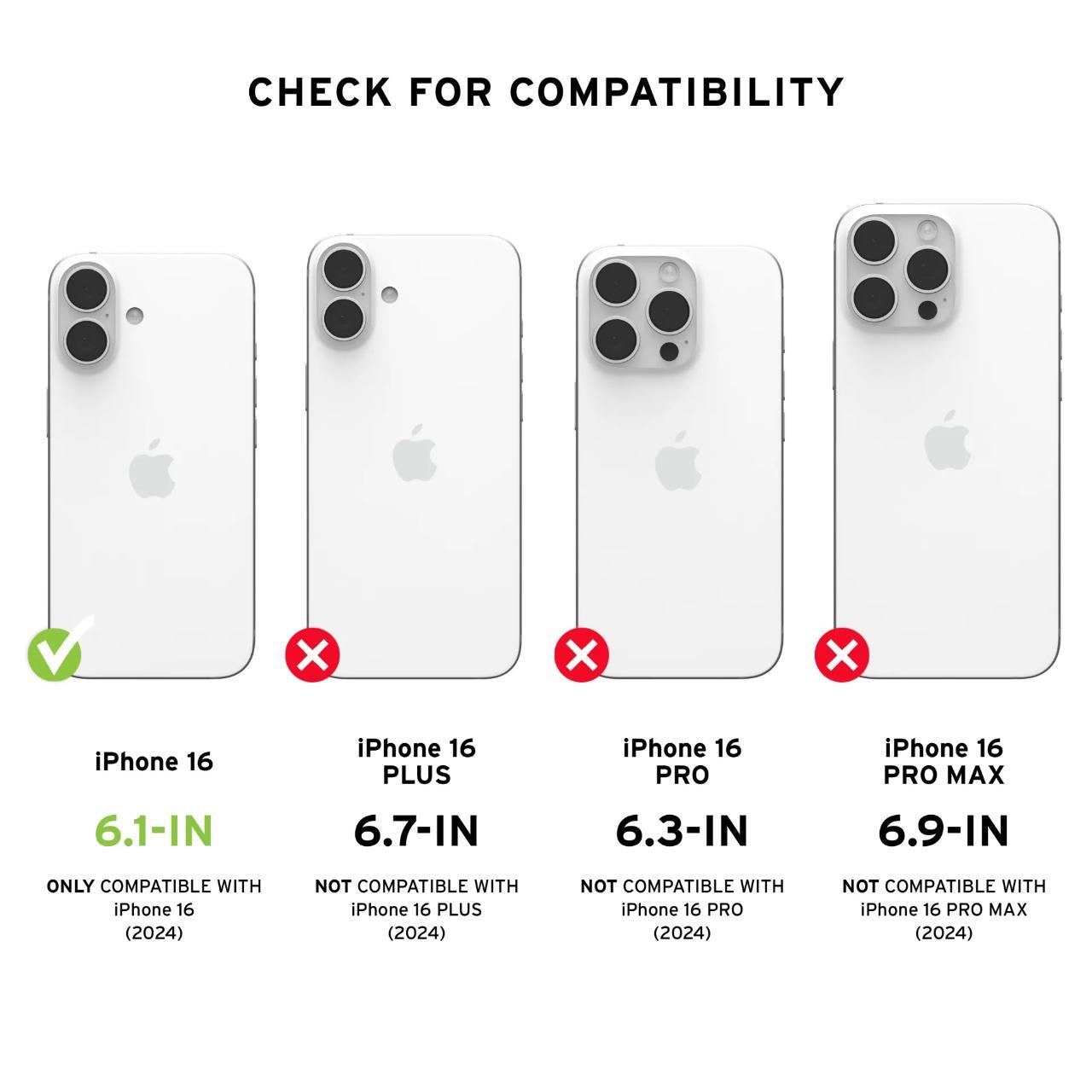 UAG - Pathfinder Clear MagSafe - iPhone 16 Pro - Ash / Black