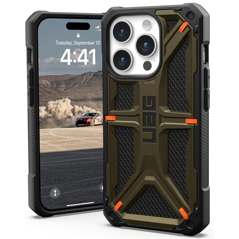 UAG - Monarch - iPhone 15 Pro - Kevlar Element Green