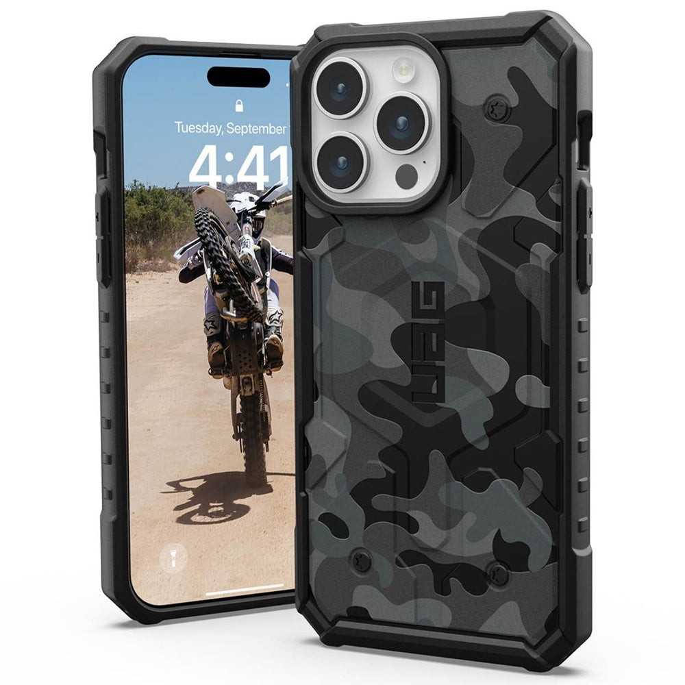 UAG - Pathfinder SE MagSafe - iPhone 15 Pro - Midnight Camo
