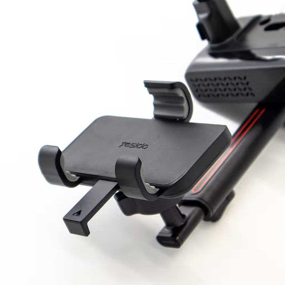 Yesido - Car Holder (C265) - Adjustable Multi-Angle, 360° Rotation, Spring Clip, for Rearview Mirror - Black