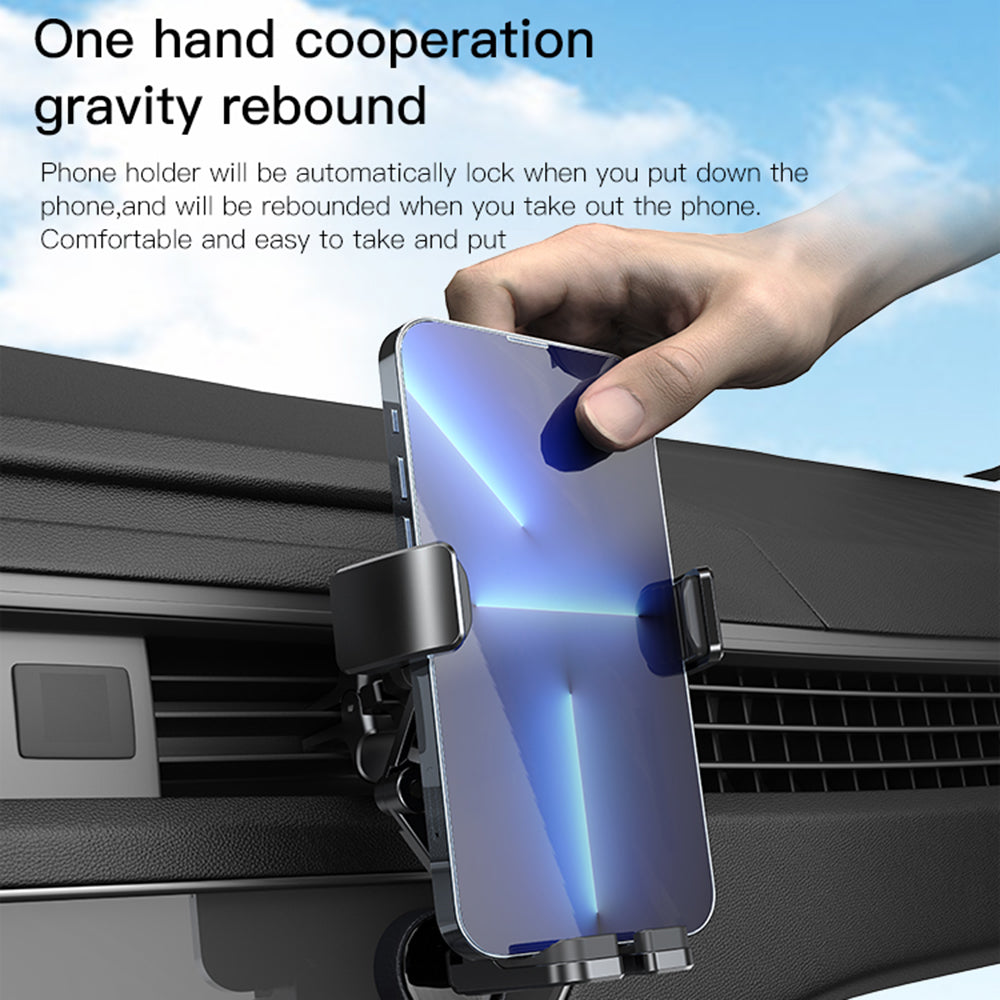 Yesido - Car Holder (C166) - Gravity Grip for Air Vent - Black