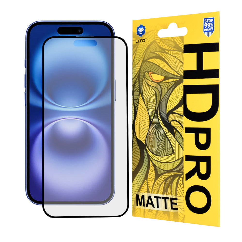 Lito - HD Pro Matte - iPhone 16 - Black