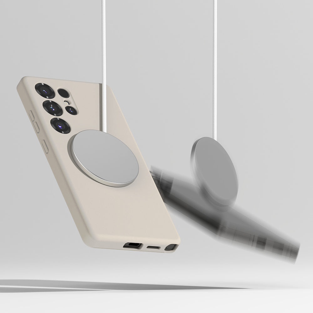 Ringke - Silicone Magnetic MagSafe - Galaxy S25 Ultra - Black