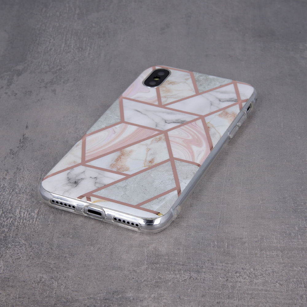 Geometric Marmur Case for Xiaomi Redmi 9T pink