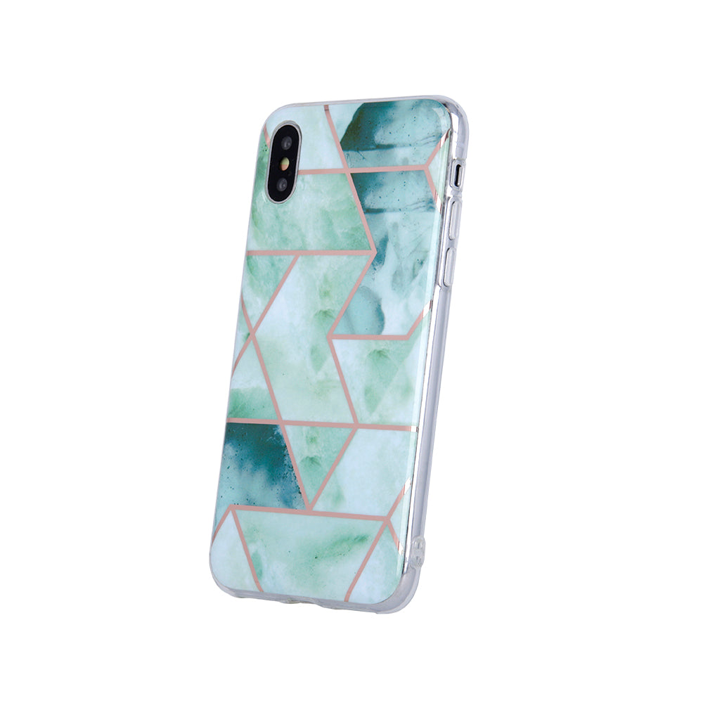 Geometric Marmur Case for Samsung Galaxy A72 4G / A72 5G green – PhoneBazaar