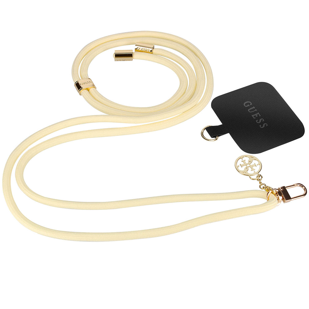 Guess Crossbody Cord Universal κορδονάκι συμβατό με κάθε τύπο θήκης Guess (Μπεζ – GUOUCNMG4EE)