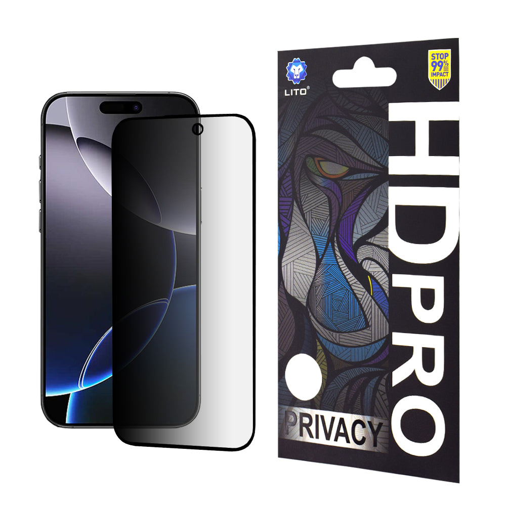 Lito - HD Pro Privacy - iPhone 16 Pro Max - Black