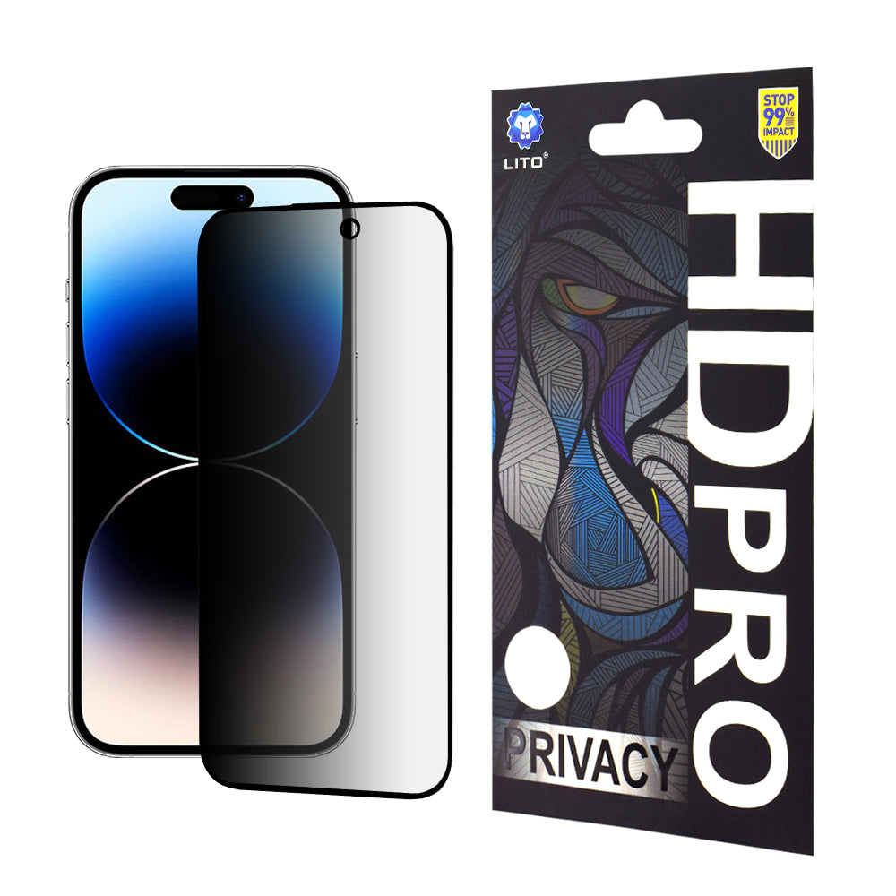 Lito - HD Pro Privacy - iPhone 14 Pro - Black