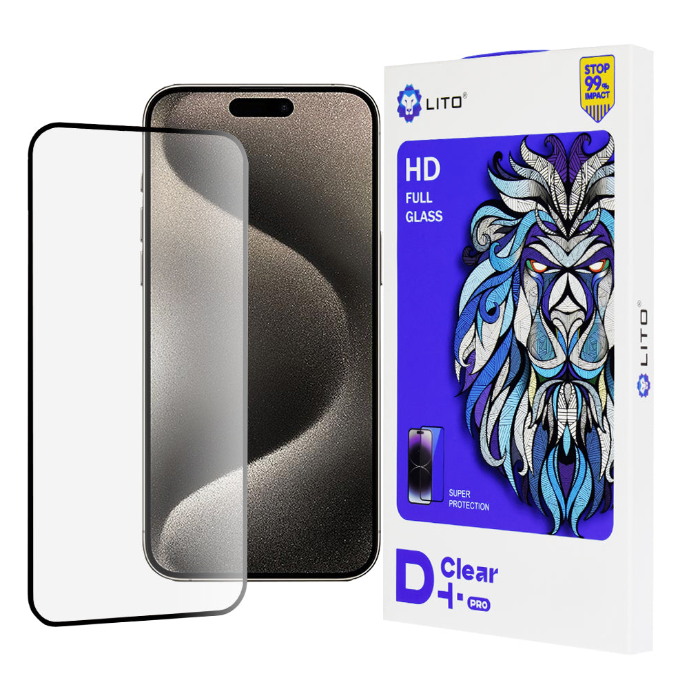 Lito - D+ Pro Clear - iPhone 15 Pro Max - Black