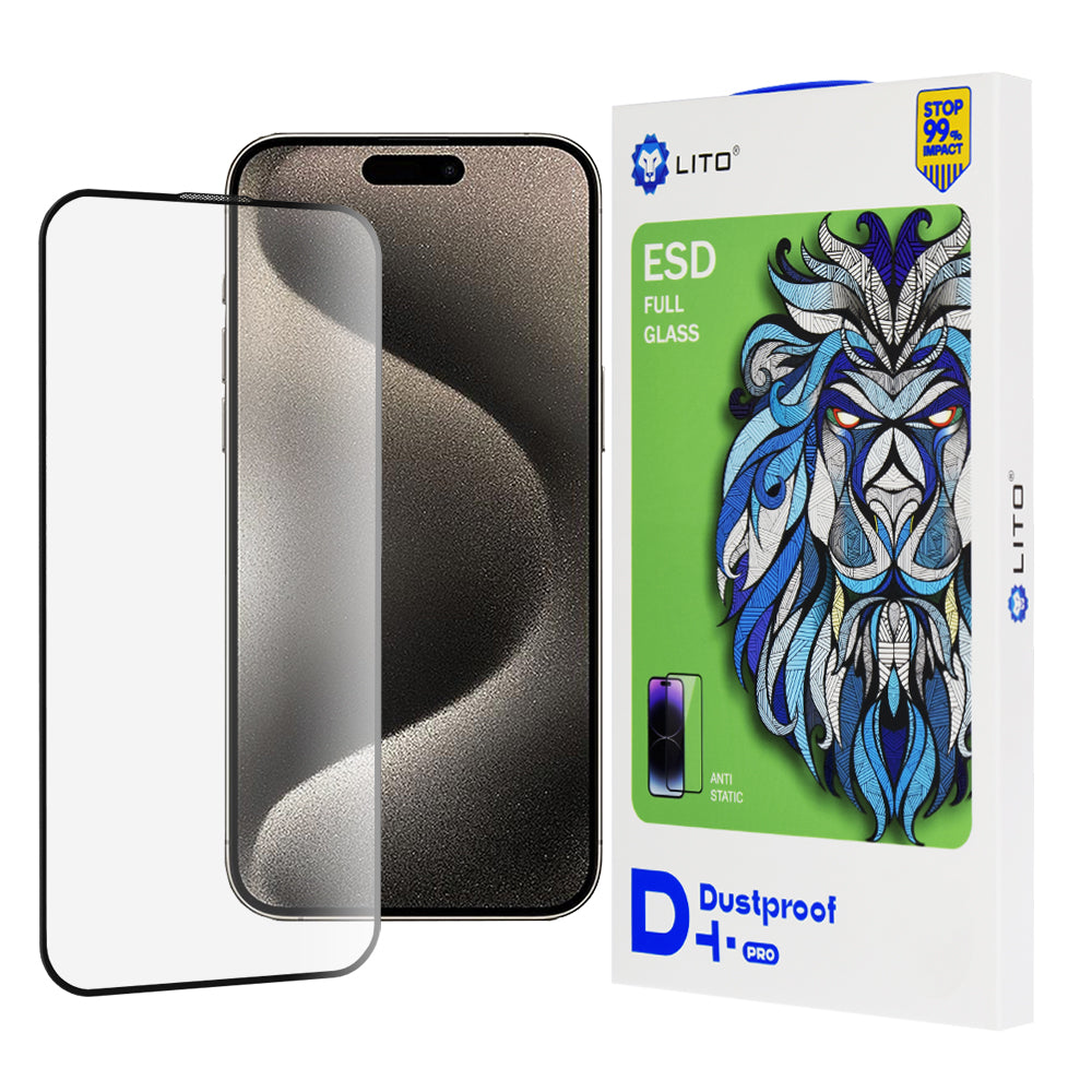 Lito - D+ Pro Dustproof - iPhone 15 - Black