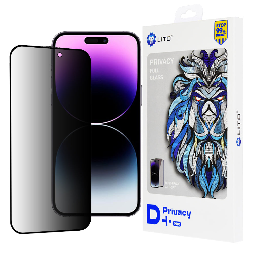 Lito - D+ Pro Privacy - iPhone 14 Pro Max - Black