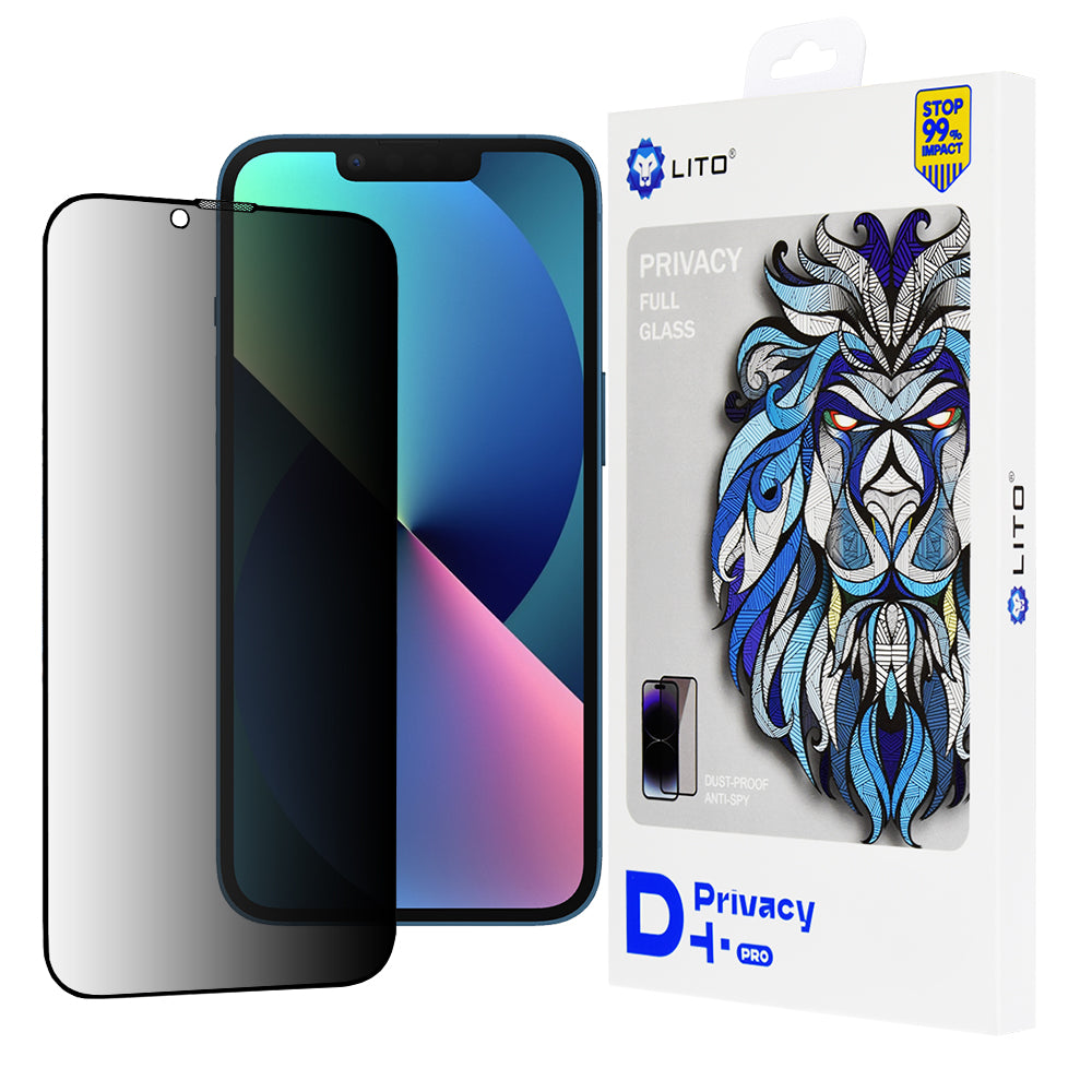 Lito - D+ Pro Privacy - iPhone 13 / iPhone 13 Pro / iPhone 14 - Black