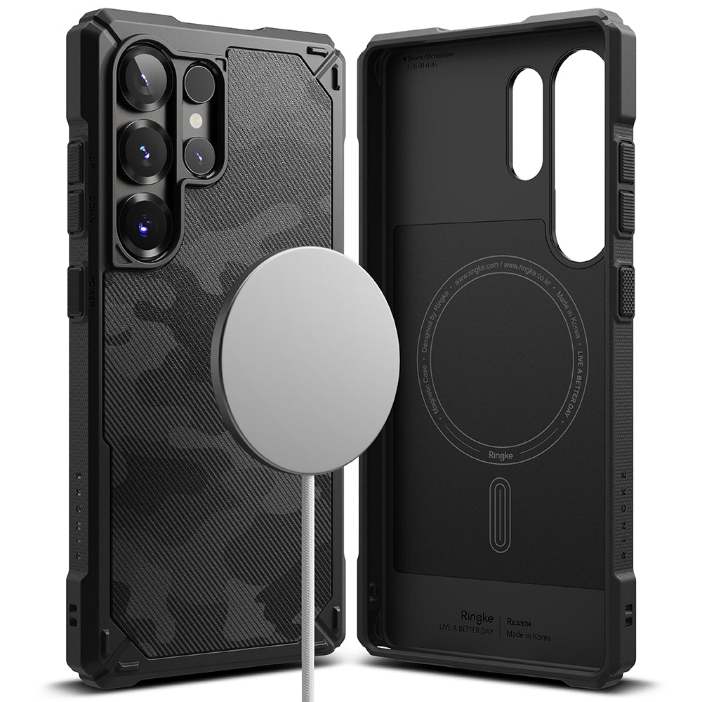 Ringke - Rugged Gear MagSafe - Galaxy S25 Ultra - Camo Black