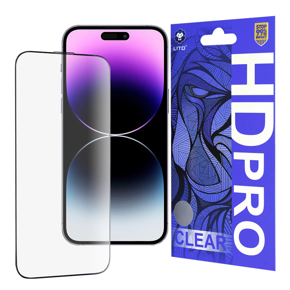 Lito - HD Pro Clear - iPhone 14 Pro Max - Black