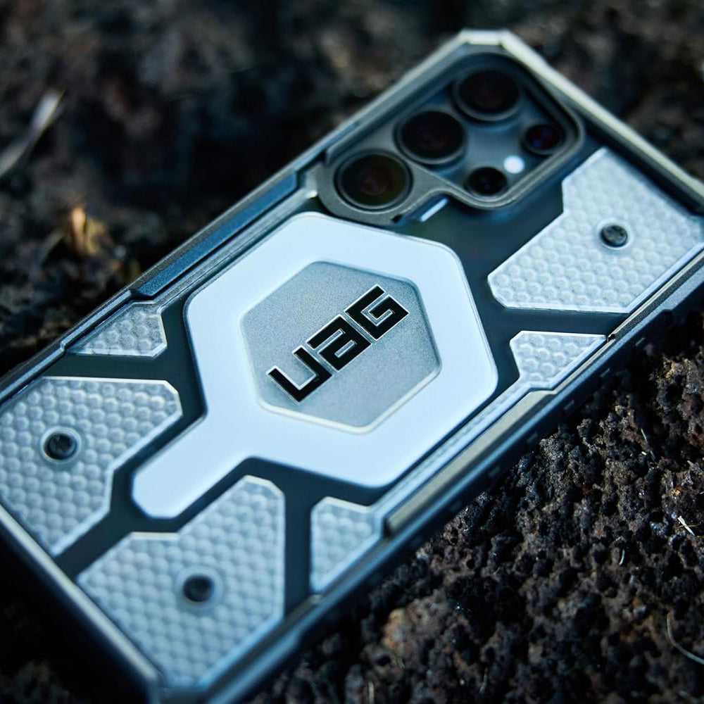 UAG - Pathfinder Clear MagSafe - Galaxy S25 Ultra - Ice / Silver