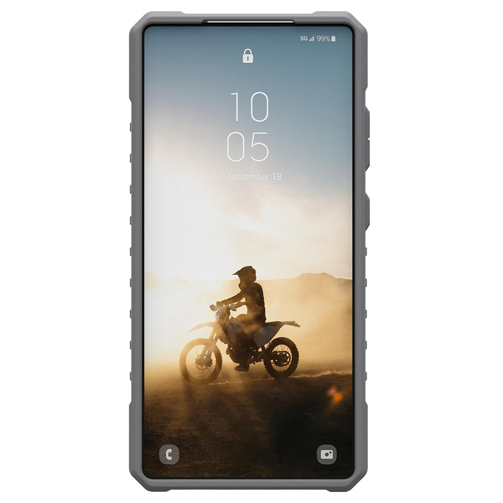 UAG - Pathfinder Clear MagSafe - Galaxy S25 Ultra - Active Lava Lanyard