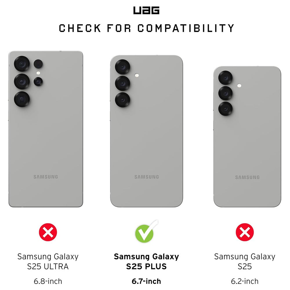 UAG - Plasma XTE MagSafe - Galaxy S25 Plus - Ash Titanium