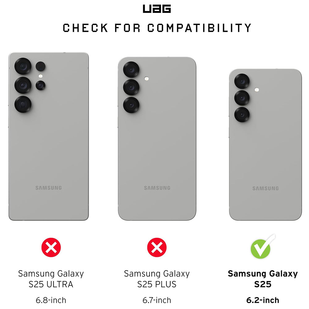UAG - Pathfinder Clear MagSafe - Galaxy S25 - Ash / Black