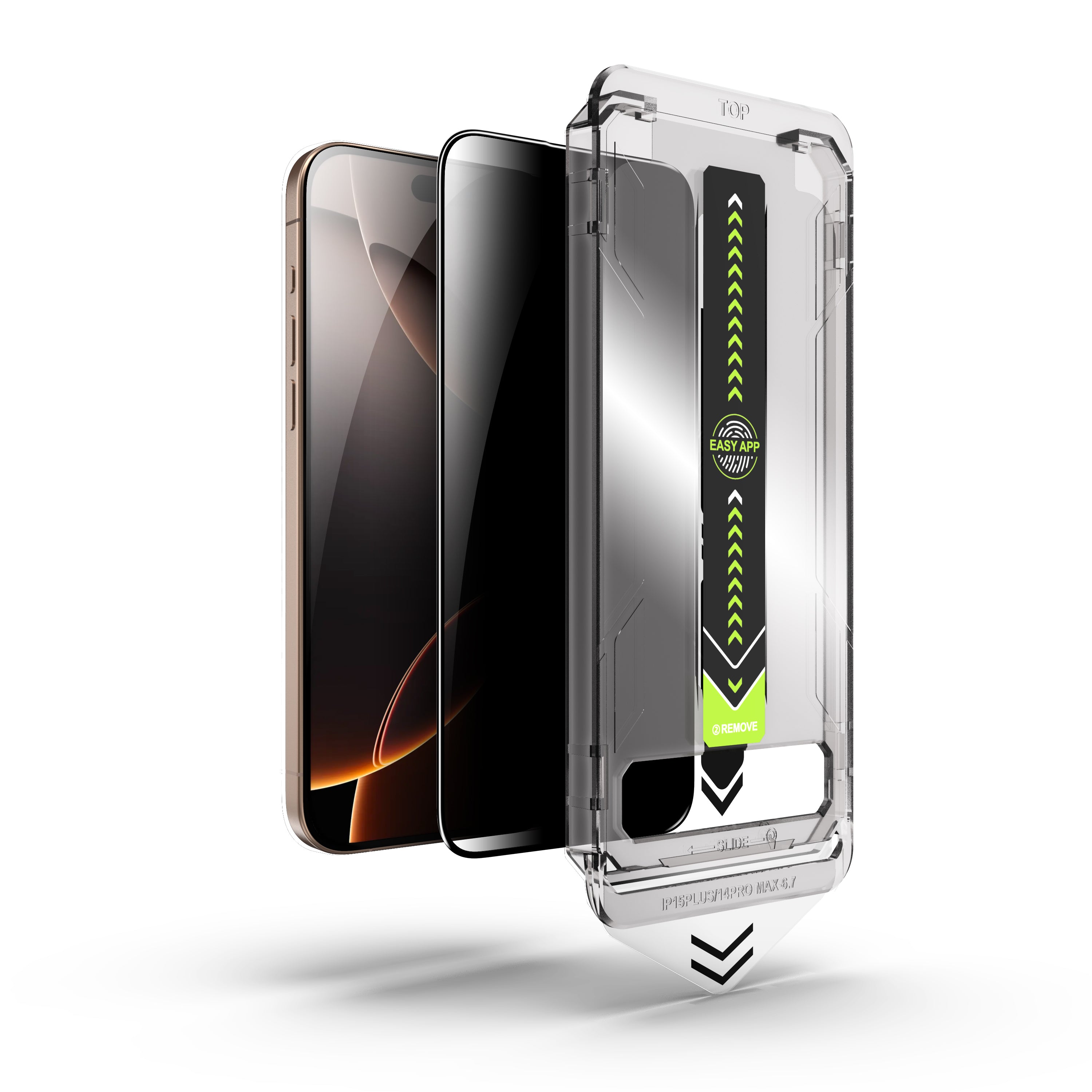 Privacy Tempered Glass Easy App 9H – Οθόνη Προστασίας για iPhone XR / 11 – PhoneBazaar