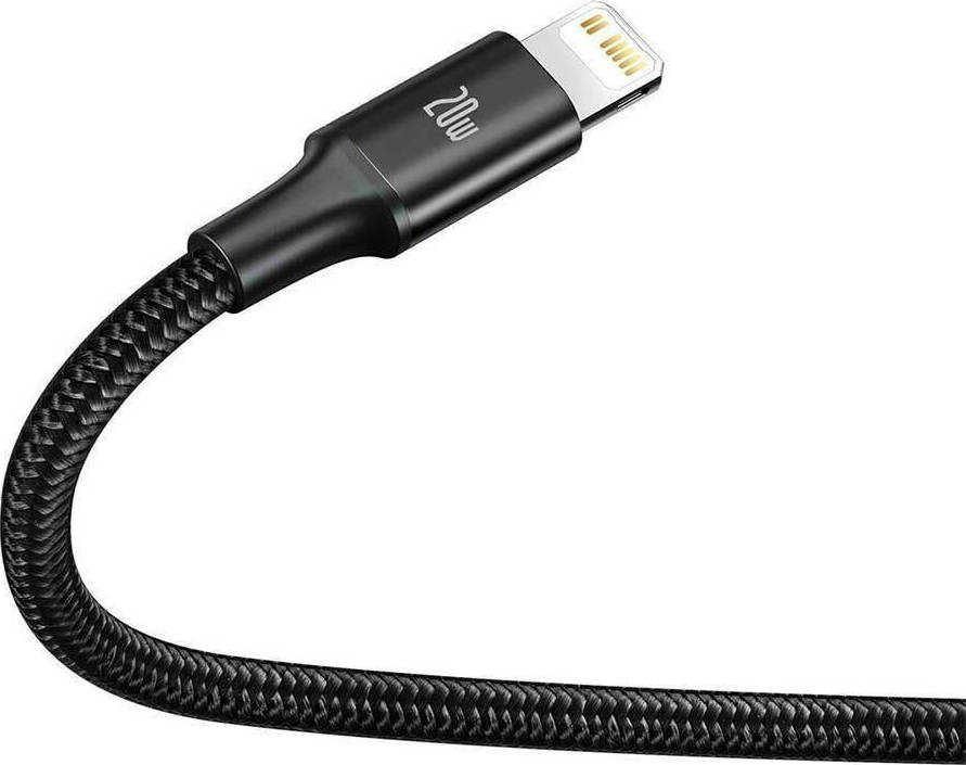 Baseus Rapid Series Braided USB to Lightning / Type-C / micro USB Cable 3A Μαύρο