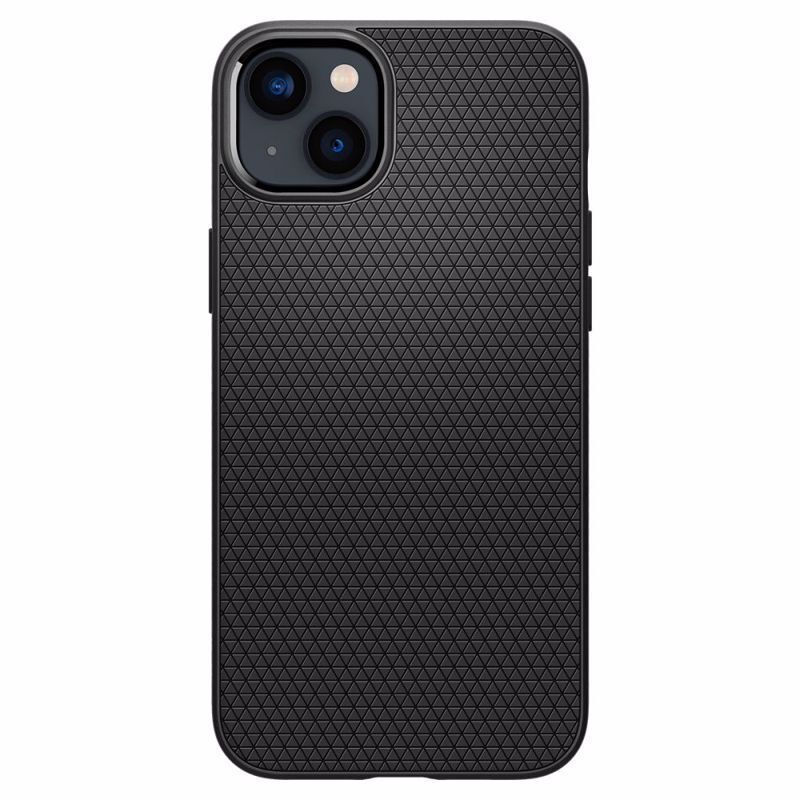 Spigen Liquid Air Back Cover Σιλικόνης Matte Black iPhone 13 / iPhone 14