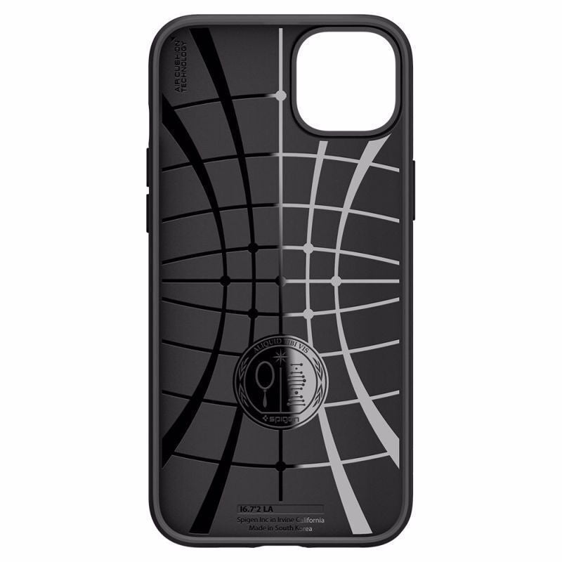 Spigen Liquid Air Back Cover Σιλικόνης Matte Black iPhone 13 / iPhone 14