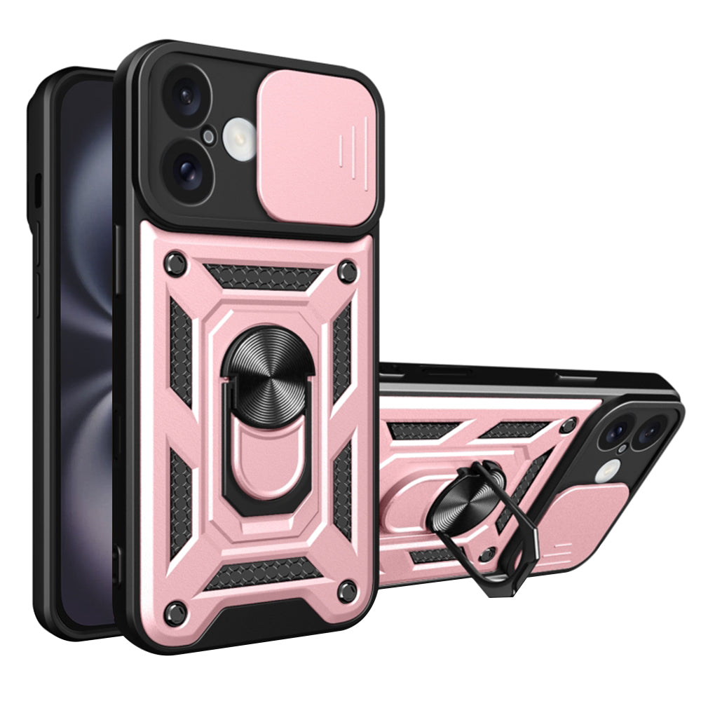 Techsuit - CamShield Series - iPhone 16 - Rose Gold
