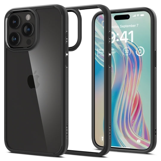 Spigen Ultra Hybrid Back Cover Πλαστικό 2mm Matte Black (iPhone 16 Pro Max)