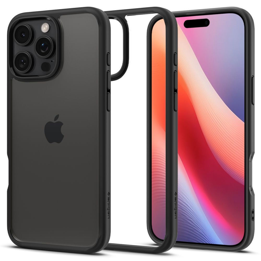 Spigen Ultra Hybrid Back Cover Πλαστικό 2mm Matte Black (iPhone 16 Pro Max)