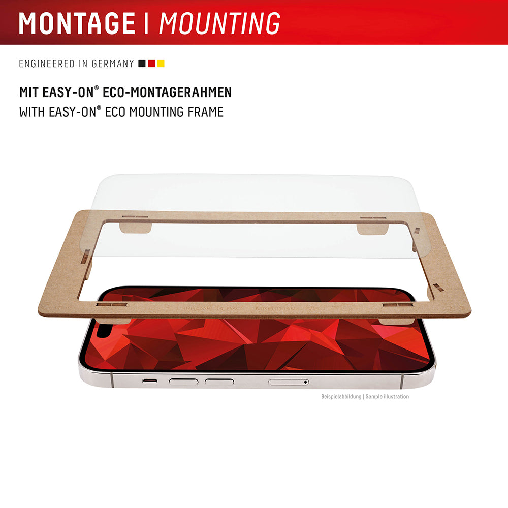 Displex - Premium [Pack] Real Glass + Case - iPhone 16 Plus - Clear