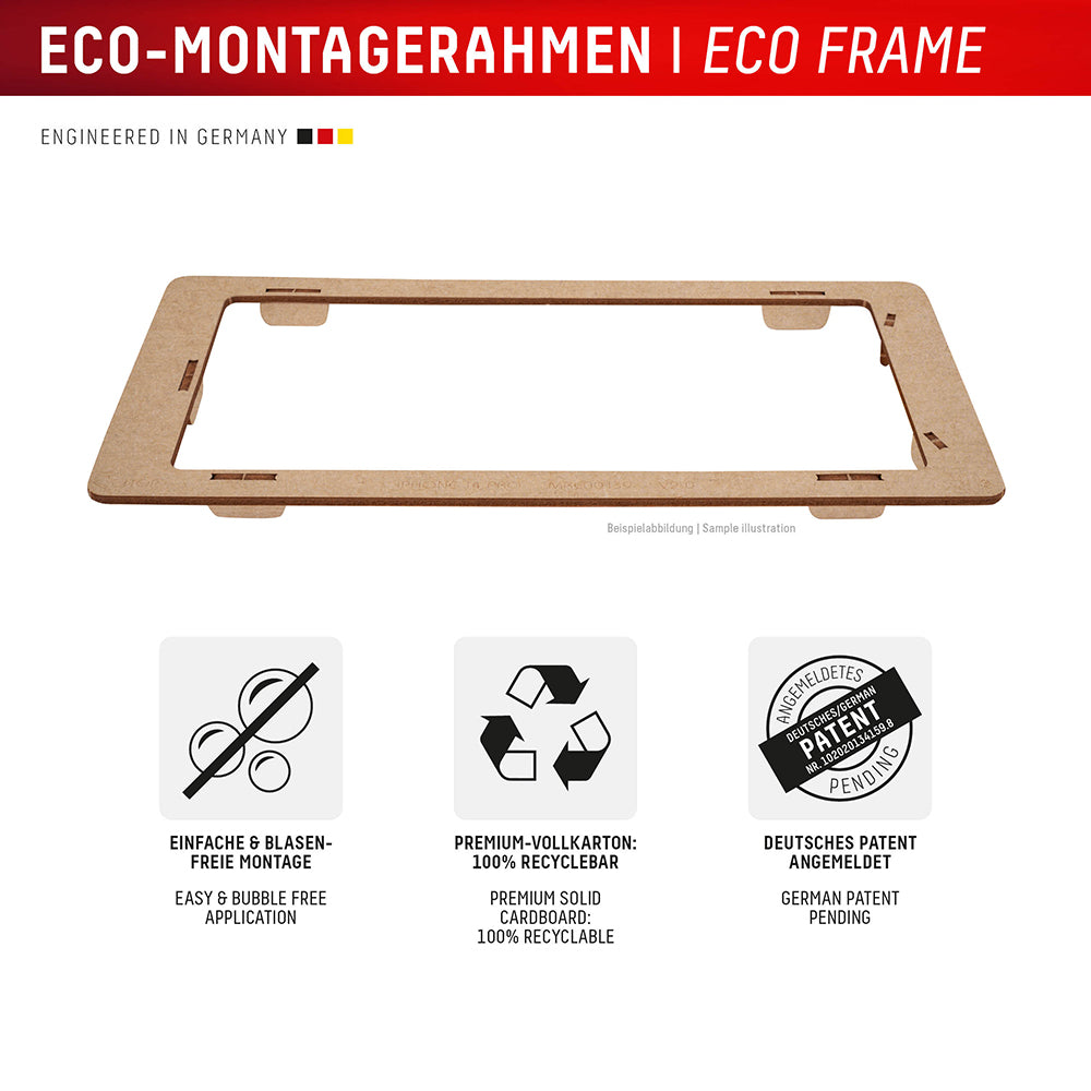 Displex - Premium [Pack] Real Glass + Case - iPhone 16 Plus - Clear