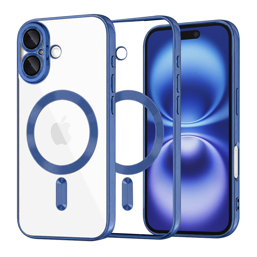 Techsuit - Luxury Crystal MagSafe - iPhone 16 - Deep Blue