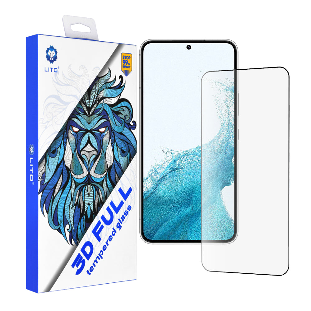 Lito - 3D Full Cover - Samsung Galaxy S22 5G / S23 - Black