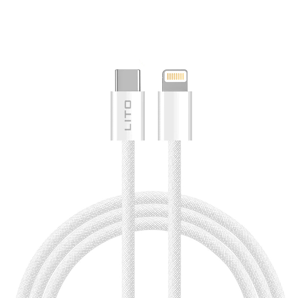 Lito - Data Cable (LD04CL) - Type-C to Lightning, Fast Charging 27W, 2m - White