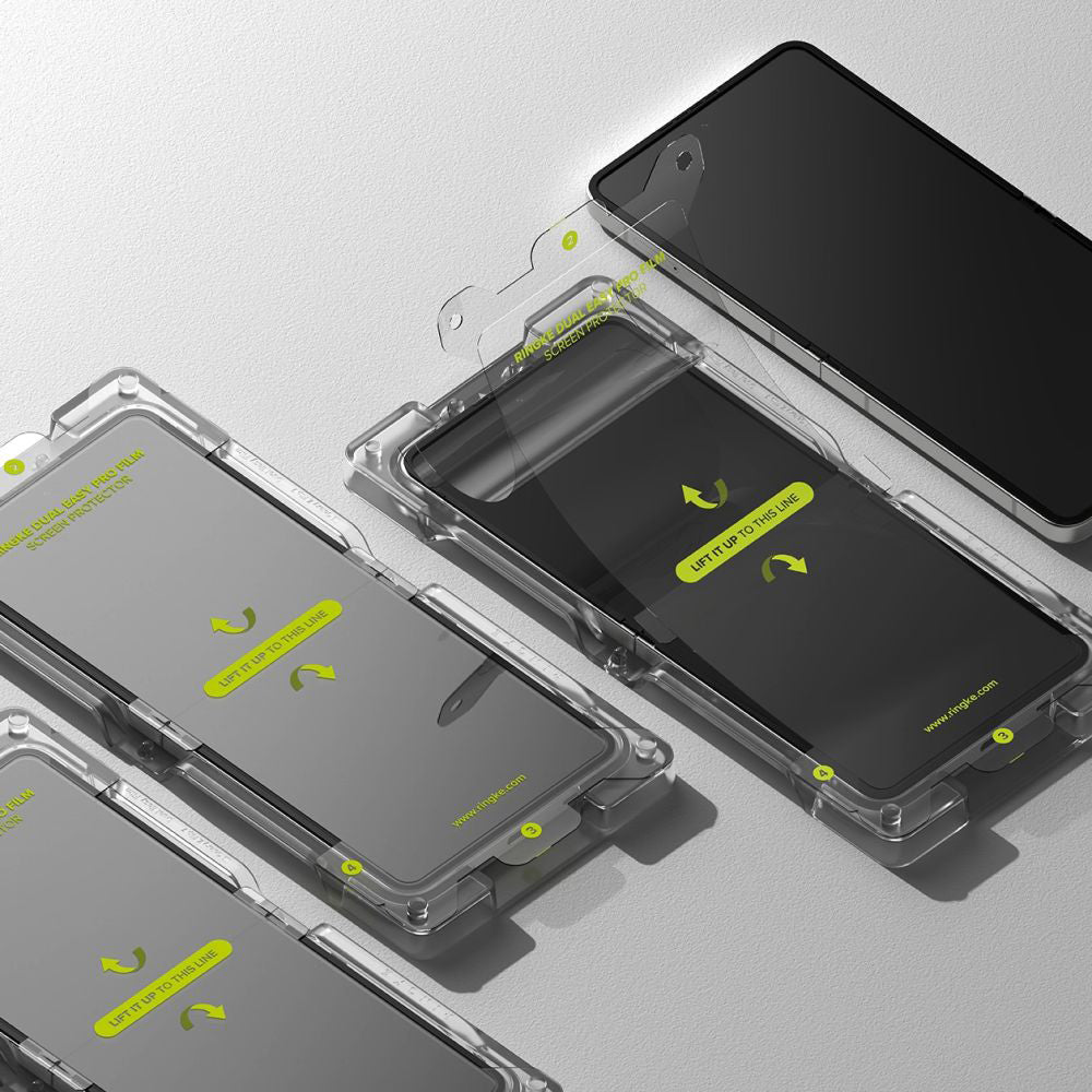 Ringke - Dual Easy Pro Film (2 pack) - Galaxy Z Flip7 - Clear