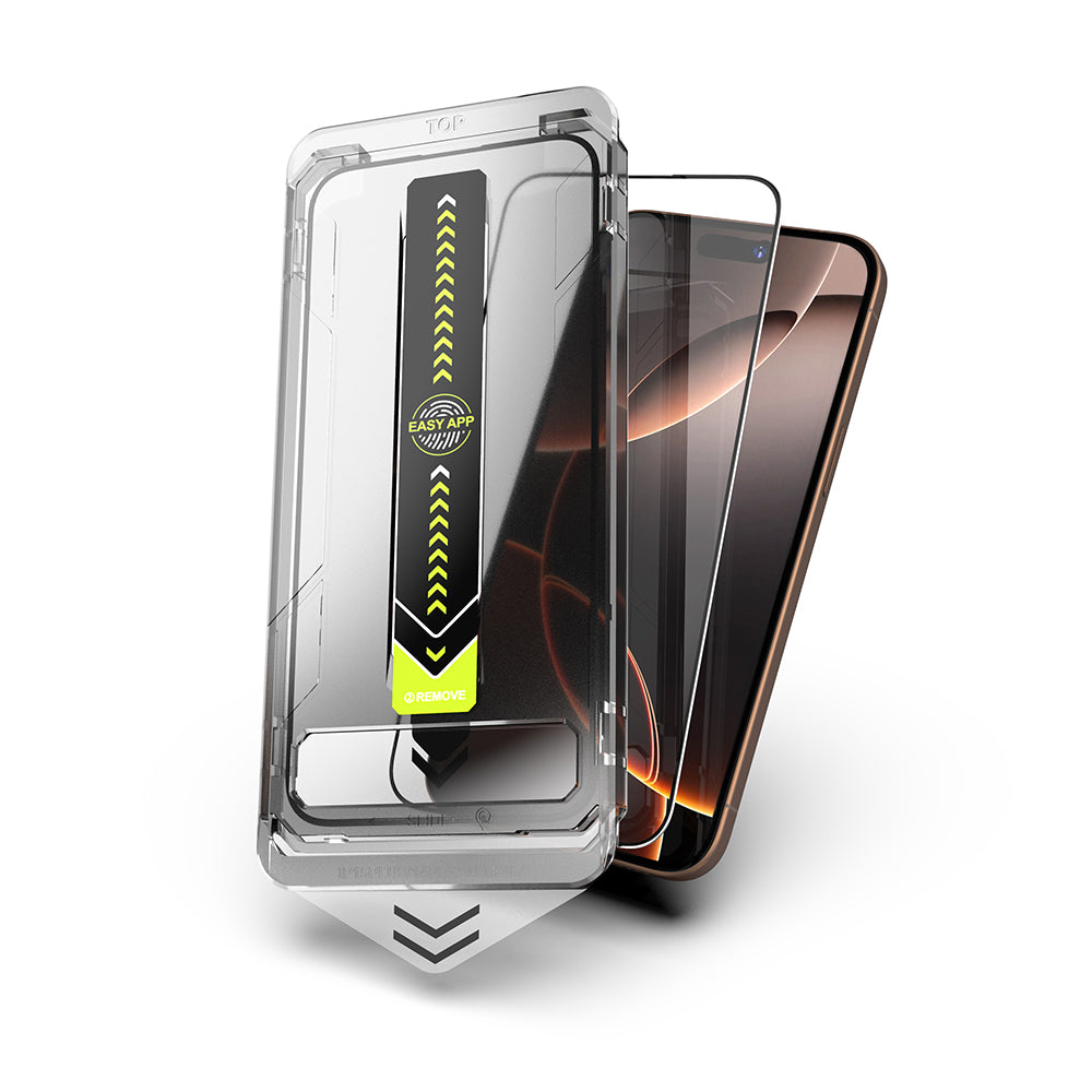 Techsuit - TitanGlass FullCover (2 pack) - iPhone XR / iPhone 11 - Black