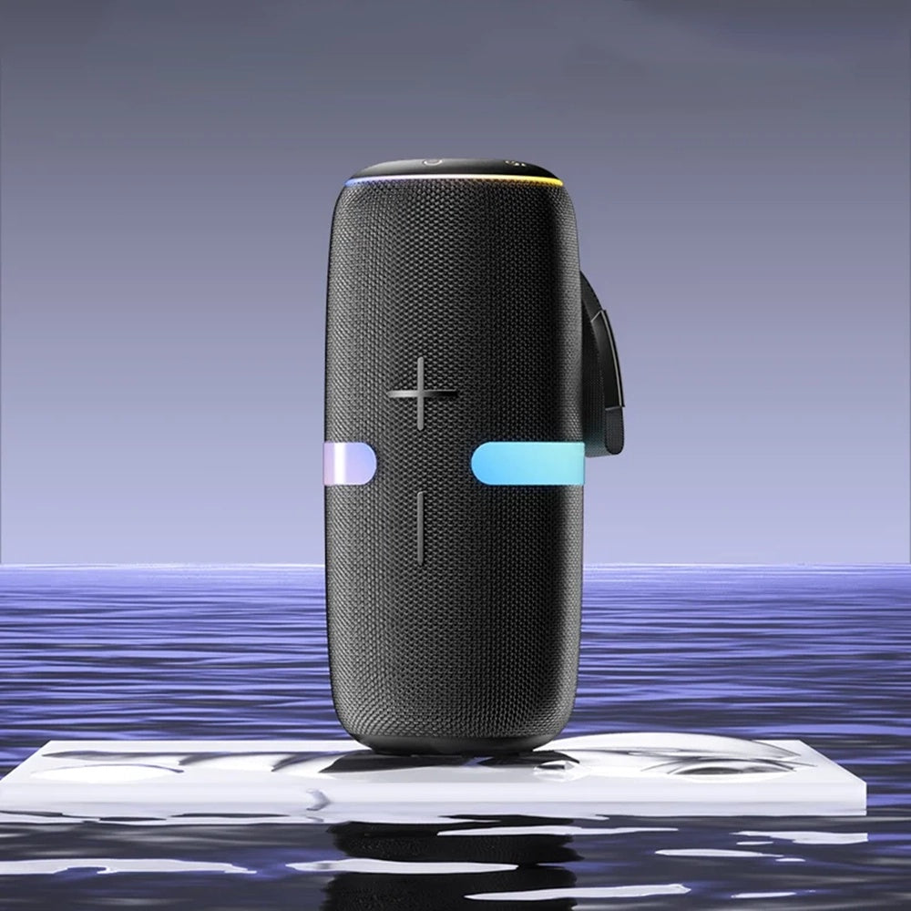 Yesido - Wireless Speaker (YSW22) - Bluetooth 5.3, TWS, RGB Lights, IPX6, Radio FM, TF, AUX, Type-C, 4500mAh, 30W - Black