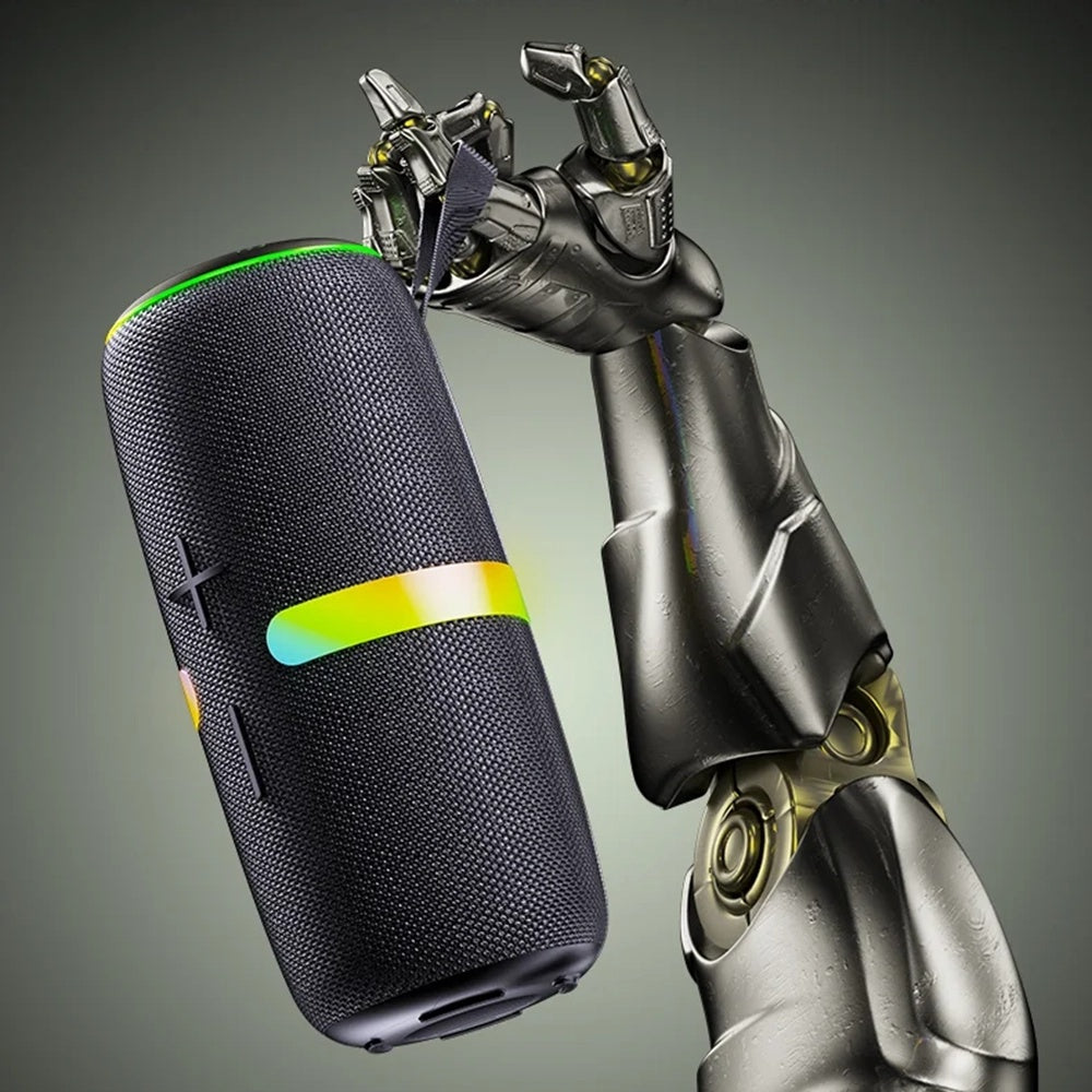 Yesido - Wireless Speaker (YSW22) - Bluetooth 5.3, TWS, RGB Lights, IPX6, Radio FM, TF, AUX, Type-C, 4500mAh, 30W - Black