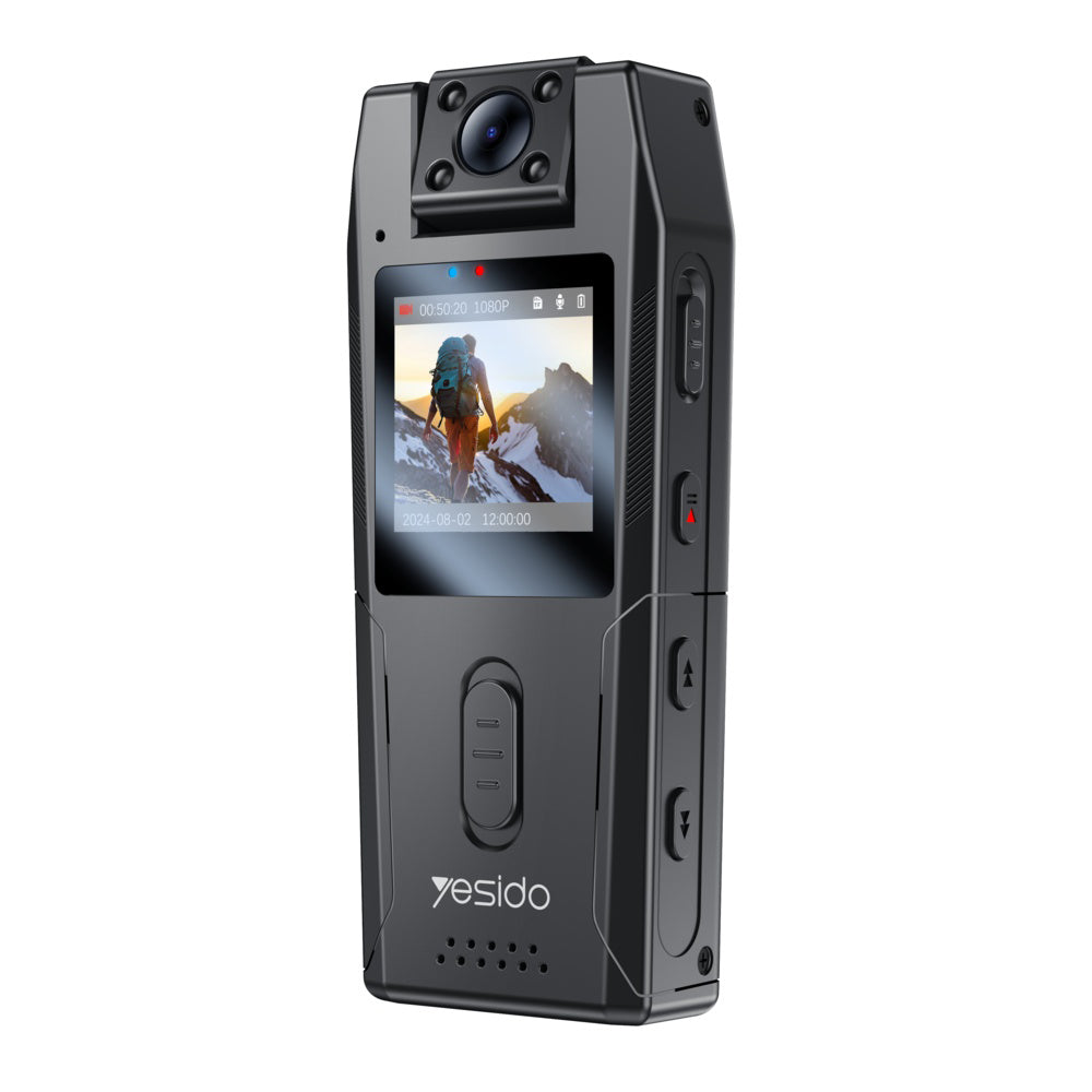 Yesido - Digital Smart Camera (KM25) - 1.3inch Screen, 1920x1080p, 200MP, Night Vision - Black