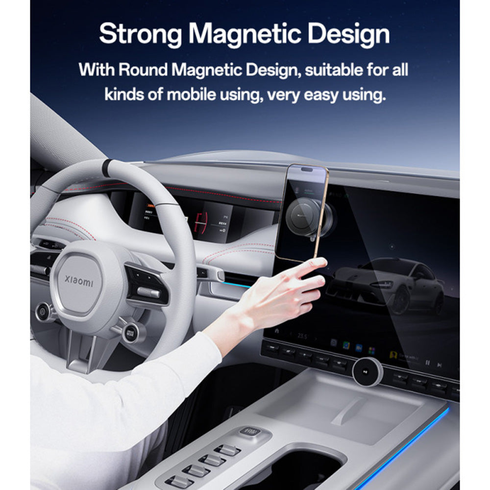 Yesido - Car Holder (C227) - Magnetic Vacuum Suction Cup, for Dashboard, 360, 16N, Universal - Black