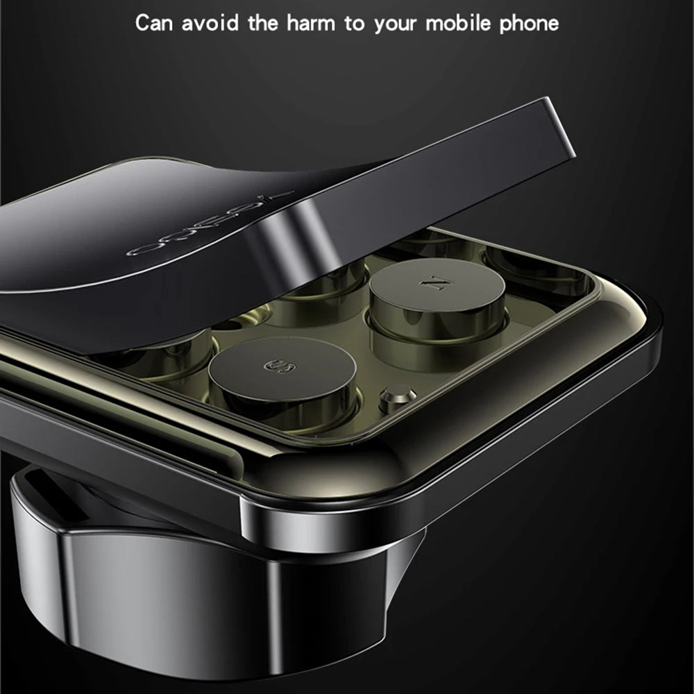 Yesido - Car Holder (C263) - Magnetic, for Dashboard/Windshield, 360°, Telescopic Clamp Arm, Universal - Black