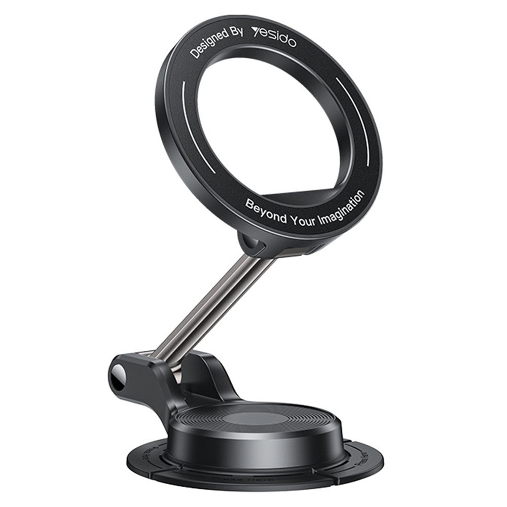 Yesido - Car Holder (C218) - Magnetic, for Dashboard, Dual-axis Design, Compatible with MagSafe - Black