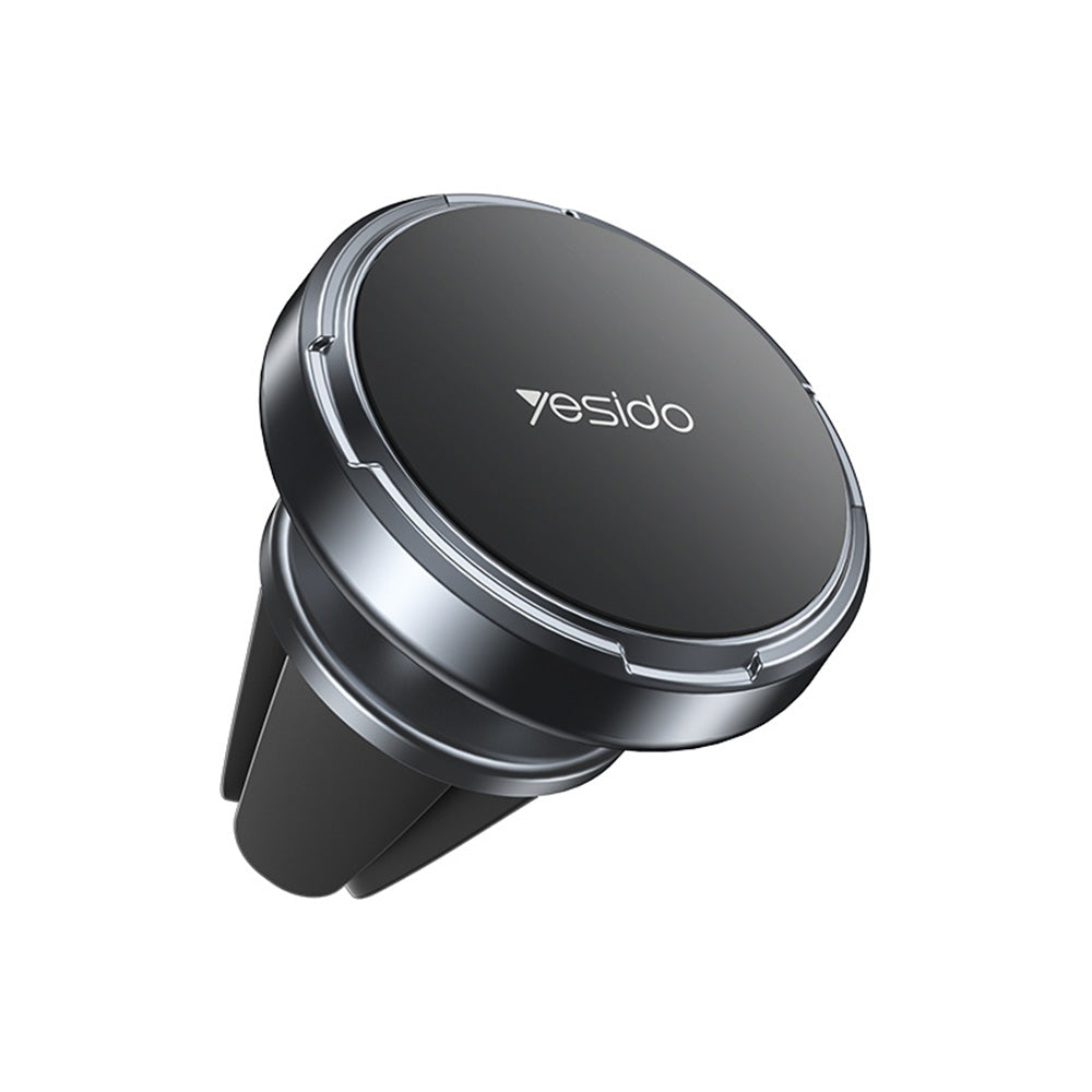 Yesido - Mini Car Holder (C214) - Magnetic, for Air Vent, Free Rotation, Zinc Alloy, Non-slip, Universal - Black