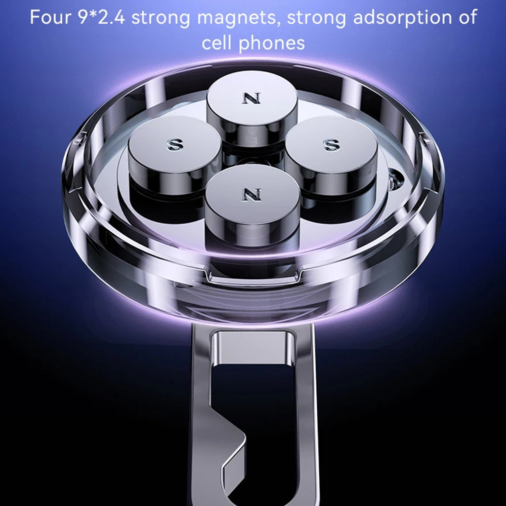 Yesido - Car Holder (C210) - Magnetic, for Dashboard, Dual Ball Head, Metal Design, Universal - Black