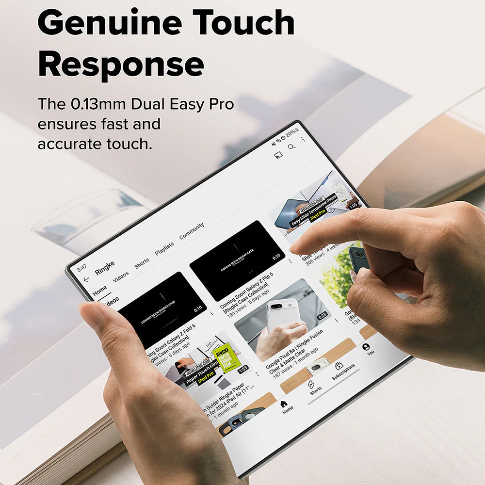 Ringke - Dual Easy Pro Film (2 pack) - Galaxy Z Fold7 - Clear