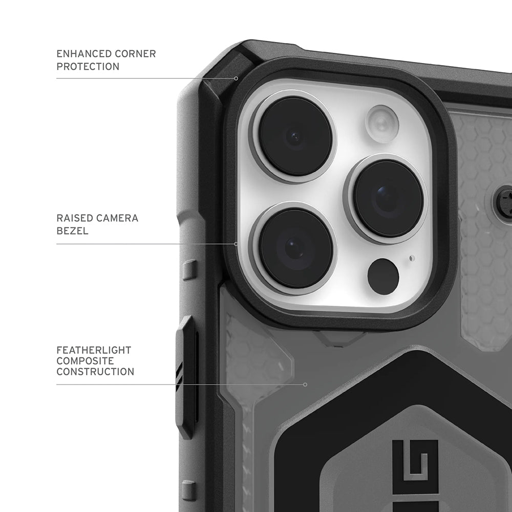 UAG - Pathfinder Clear MagSafe - iPhone 17 Pro - Ash / Black